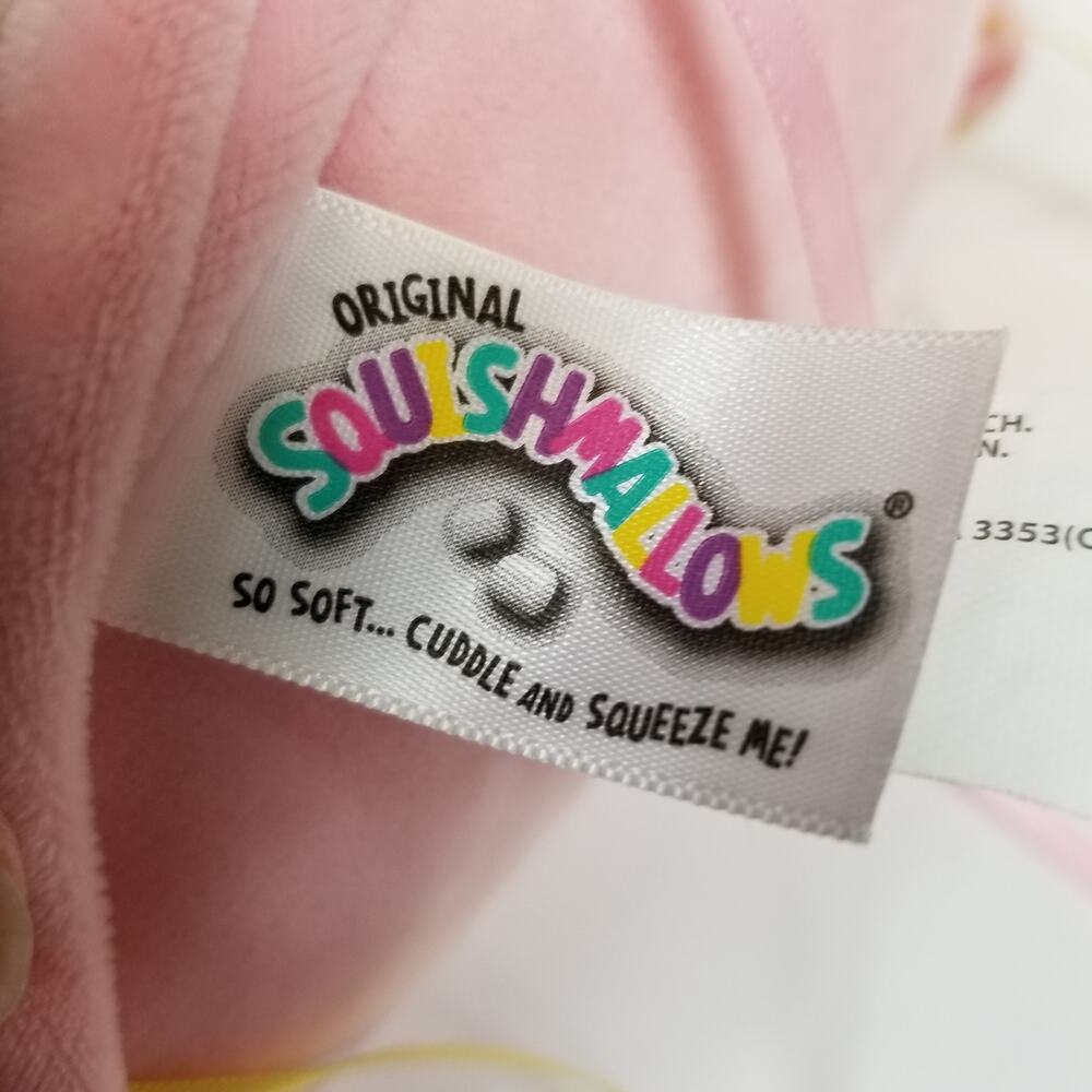 Squishmallow KellyToy Janet Jellyfish 12 Inch Rainbow Tie Dye - Picture 4 of 7